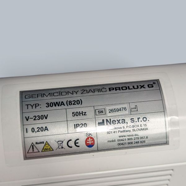 Новий герміцидний опромінювач PROLUX G 30WA (Nexa) 152532 фото